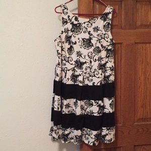 Black and white dress